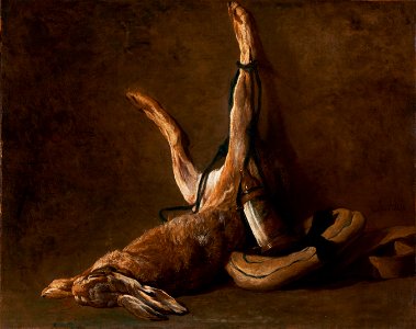 Jean-Baptiste-Siméon Chardin, French - Still Life with a Hare - Google Art Project
