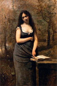 Jean-Baptiste-Camille Corot - Valléda - WGA5298. Free illustration for personal and commercial use.