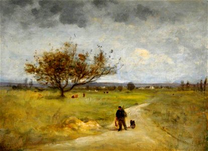 Jean-Baptiste-Camille Corot (1796-1875) (attributed to) - Landscape - VIS.534 - Sheffield Galleries and Museums Trust