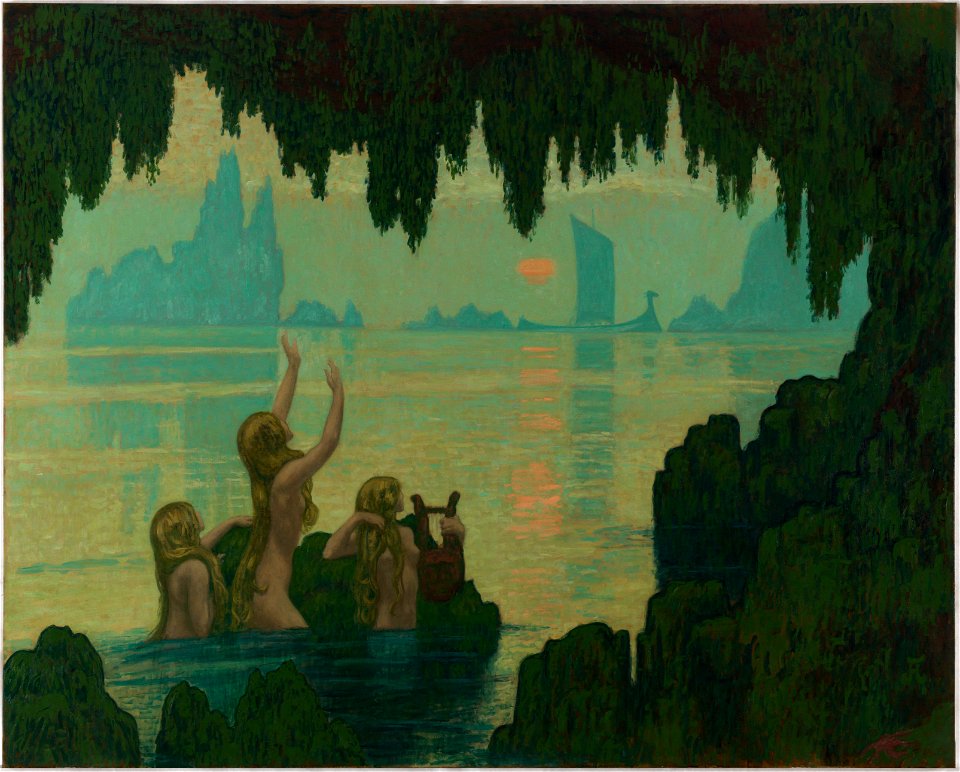 Jean-Francis Auburtin - Chants sur l'eau - PPP553 - Musée des Beaux-Arts de la ville de Paris