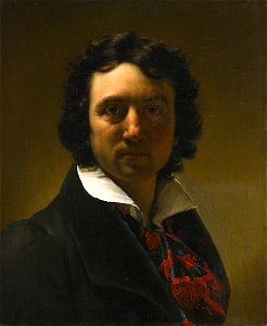 Jean-Baptiste Paulin Guérin Self Portrait. Free illustration for personal and commercial use.