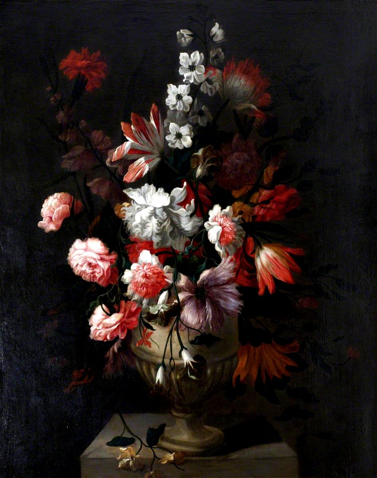 Jean-Baptiste Monnoyer (1636-1699) (style of) - A Metal Vase of Flowers - 353077 - National Trust