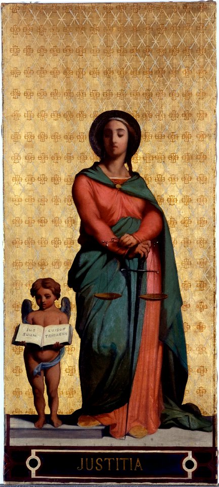 Jean-François Brémond - Esquisse pour l'église Saint-Jacques-Saint-Christophe de la Villette , La Justice - PPP4524 - Musée des Beaux-Arts de la ville de Paris