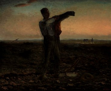 Jean-François Millet - La fin de la journée, effect du soir