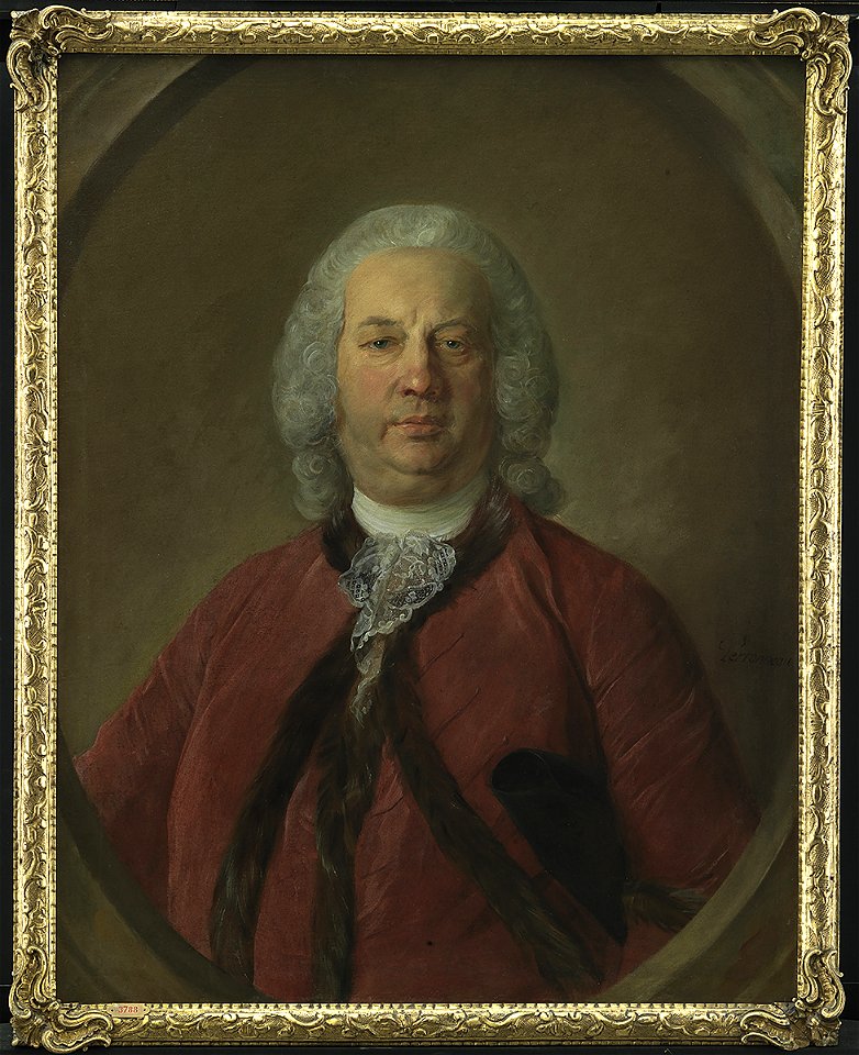Jean-Baptiste Perronneau - Portrait of Frederik Hansen de Liliendal, Danish Consul at Bordeaux - KMS3788 - Statens Museum for Kunst