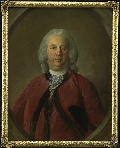 Jean-Baptiste Perronneau - Portrait of Frederik Hansen de Liliendal, Danish Consul at Bordeaux - KMS3788 - Statens Museum for Kunst