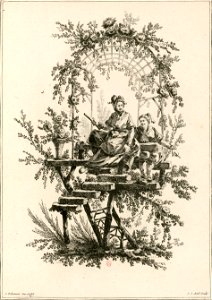 Jean-Jacques Avril Pillement - Parasols chinois 4