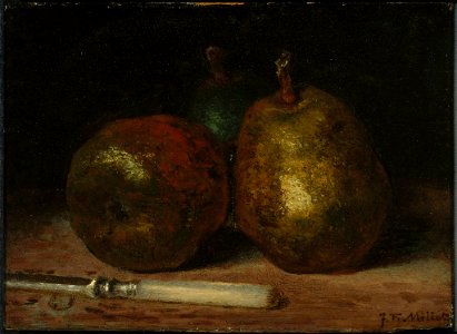 Jean-François Millet - Pears - 17.1519 - Museum of Fine Arts. Free illustration for personal and commercial use.