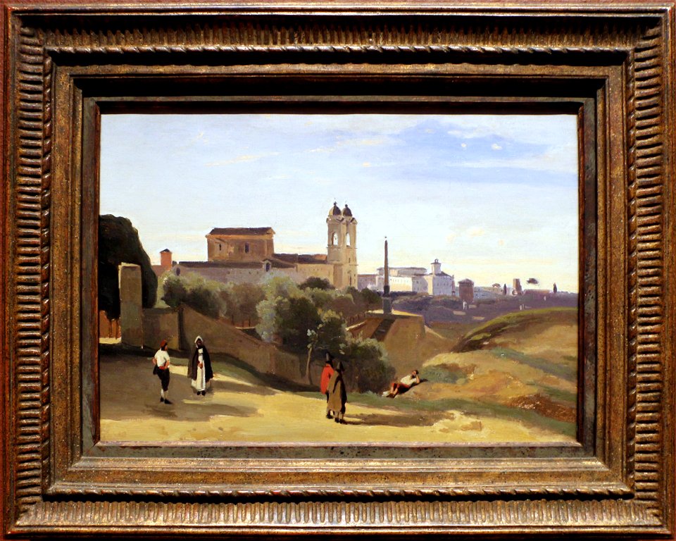 Jean-baptiste-camille corot, monte pincio, roma, 1840-50 ca