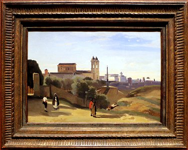 Jean-baptiste-camille corot, monte pincio, roma, 1840-50 ca