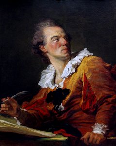 Jean-Honoré Fragonard - Inspiration. Free illustration for personal and commercial use.