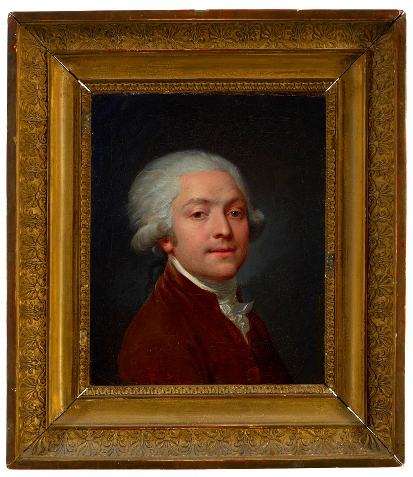 Jean-baptiste regnault portrait of a gentleman bust-length105128)