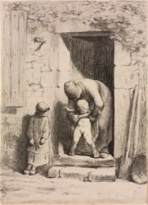 Jean-François Millet - Maternal Solicitude - Google Art Project