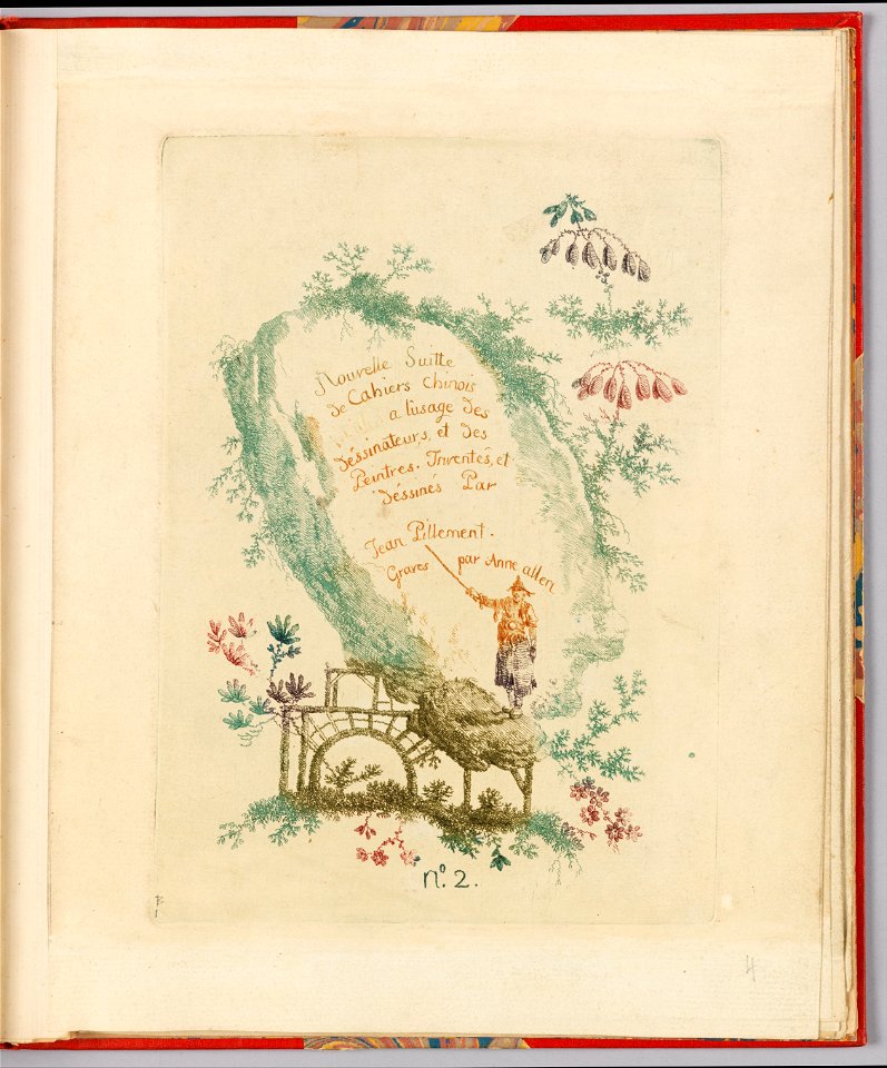 Jean-Baptiste Pillement - Title page, Plate 1, from Nouvelle suite de cahiers chinois a l'usage des Dessinateurs et des pein... - Google Art Project
