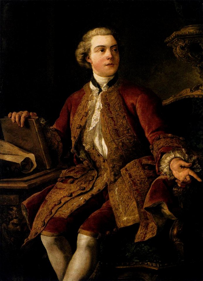 Jean-François de Troy - Portrait of the Marquis of Marigny - WGA23088