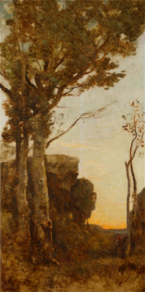 Jean-Baptiste-Camille Corot, The Four Times of Day (Morning), National Gallery