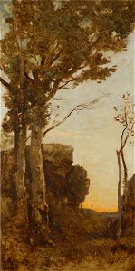 Jean-Baptiste-Camille Corot, The Four Times of Day (Morning), National Gallery. Free illustration for personal and commercial use.