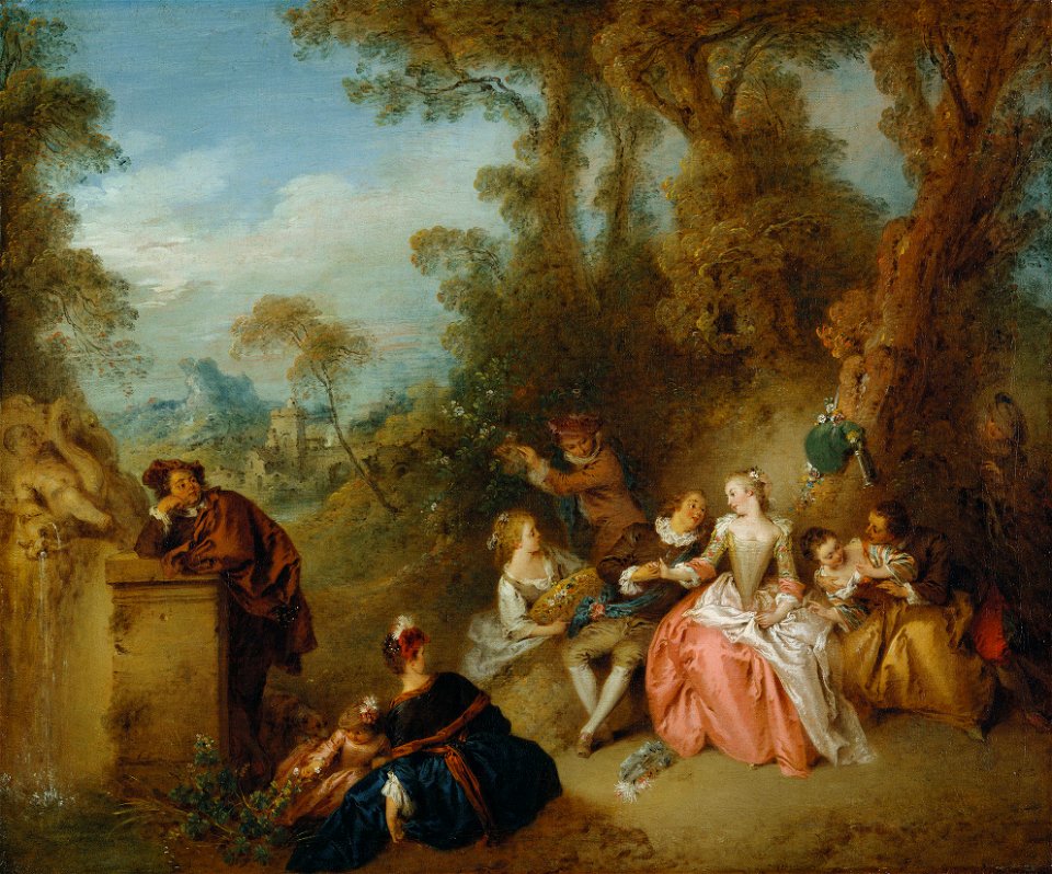 Jean-Baptiste-Joseph Pater (1695-1736) - Fête Champêtre - RCIN 400671 - Royal Collection