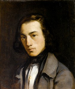 Jean-François Millet - Portrait de jeune homme