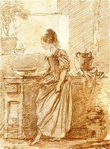 Jean-Honoré Fragonard - The Party Cook - WGA08085