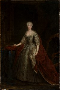 Jean-Baptiste van Loo - Portrait of Maria Leszczyńska - M.Ob.2085 - National Museum in Warsaw