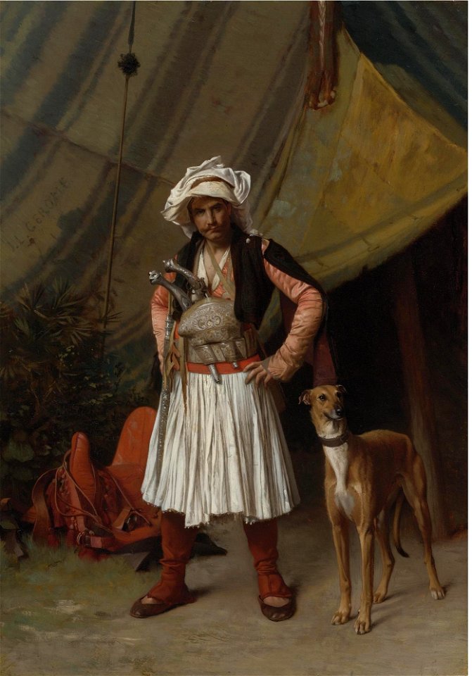 Jean-Leon Gerome - An Arnaut N08542-8-lr-1