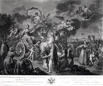 Jean-Jacques Avril - Triomphe de Catherine II
