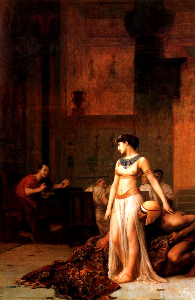Jean-LeonGerome1824-1904Cleopatra before Caesar1866Oiloncanvas