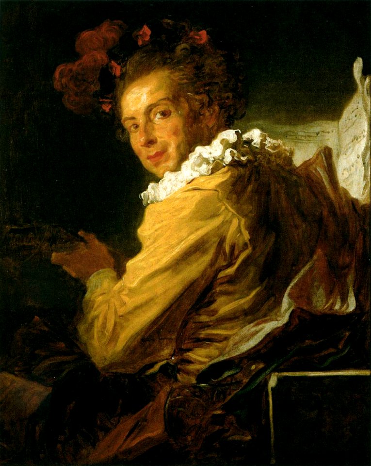 Jean-Honoré Fragonard - Monsieur de la Bretèche (Fanciful Figure) - WGA8065