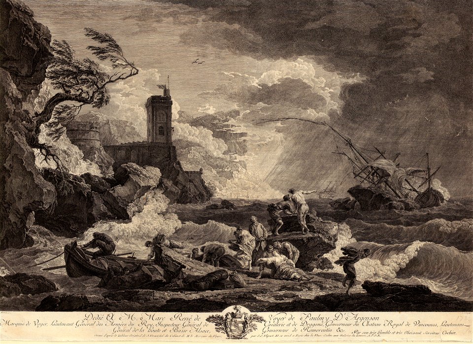 Jean-Jacques Flipart vernet L'orage