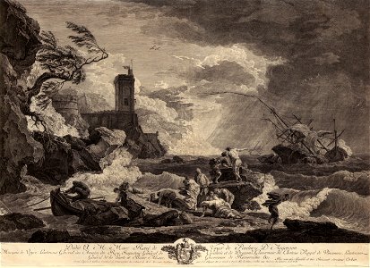 Jean-Jacques Flipart vernet L'orage