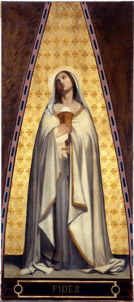 Jean-François Brémond - Esquisse pour l'église de Saint-Jacques-Saint-Christophe de la Villette , La Foi - PPP4527 - Musée des Beaux-Arts de la ville de Paris