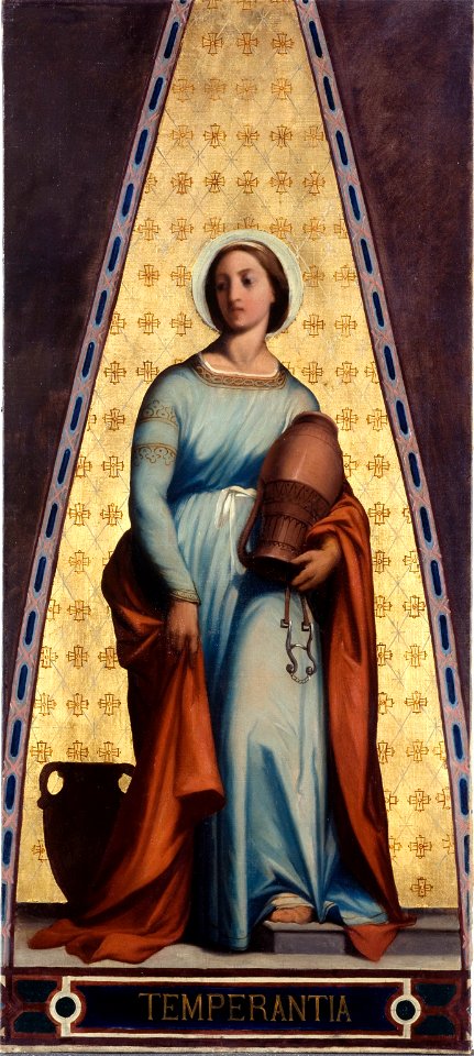 Jean-François Brémond - Esquisse pour l'église Saint-Jacques-Saint-Christophe de la Villette , La Tempérance - PPP4526 - Musée des Beaux-Arts de la ville de Paris