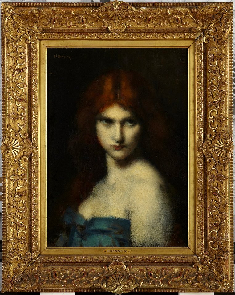 Jean-Jacques Henner - Study of a head of a woman - 1995-71 - Princeton University Art Museum