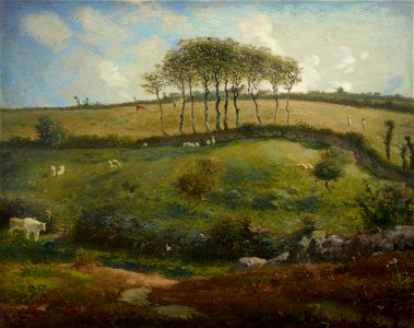 Jean-François Millet - Pasture near Cherbourg (Normandy) - 49.5 - Minneapolis Institute of Arts