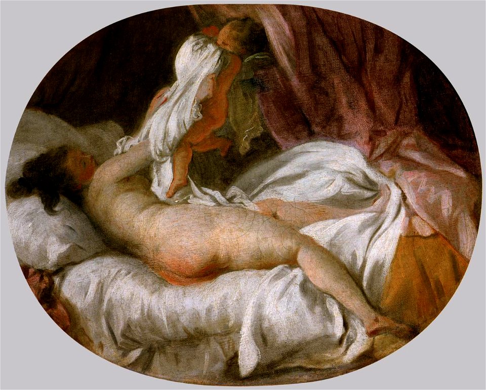 Jean-Honoré Fragonard - The Shirt Withdrawn - WGA8069