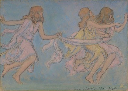 Jean-Francis Auburtin - Children at Play - 1915.11.3 - Smithsonian American Art Museum