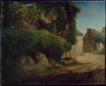 Jean-François Millet - Millet's Family Home at Gruchy - 93.1461 - Museum of Fine Arts
