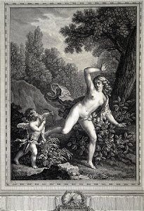 Jean-Jacques Avril - Cupidon poursuivant son innocence