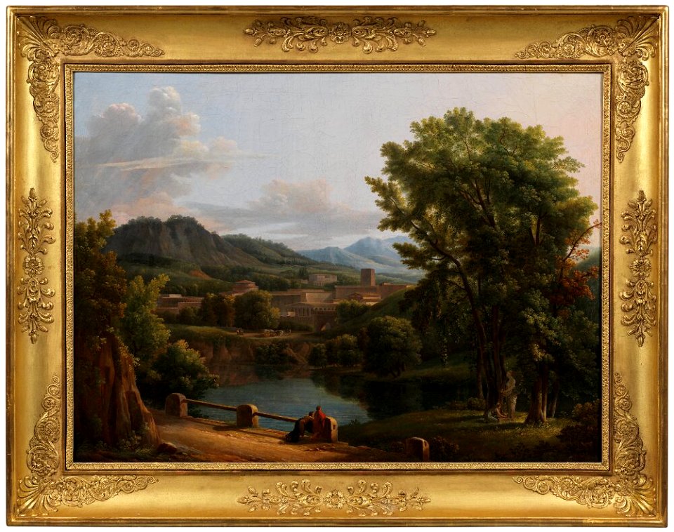 Jean-Joseph-Xavier Bidauld - Ideal Landscape with a Sacrifice to the Goddess Flora - NM 7497 - Nationalmuseum