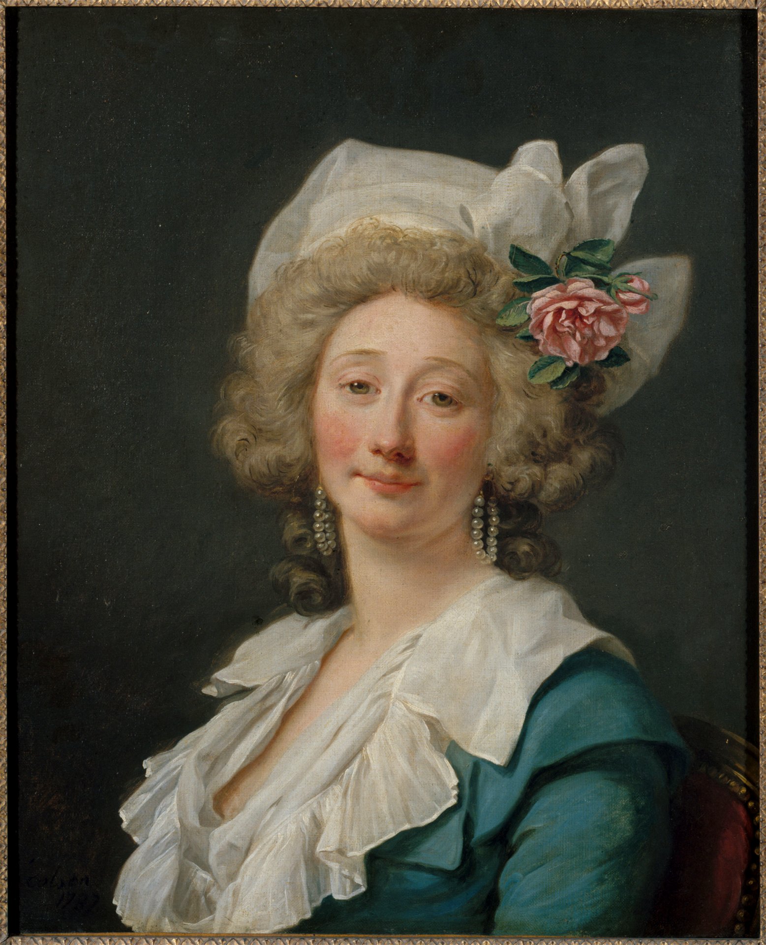 Jean Francois Gille Colson Portrait de femme P1288 Musee Carnavalet Traditional visual art under Public domain license