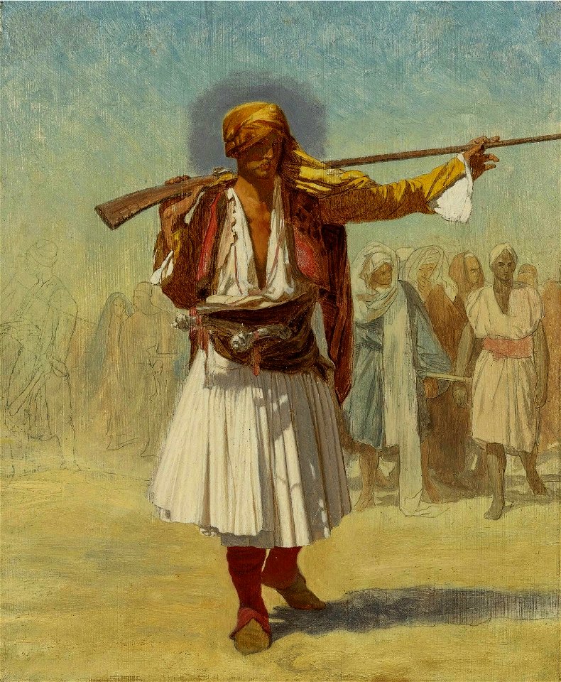 Jean-Léon Gérôme – Albanian Officer (Officier Arnaoute), 1894