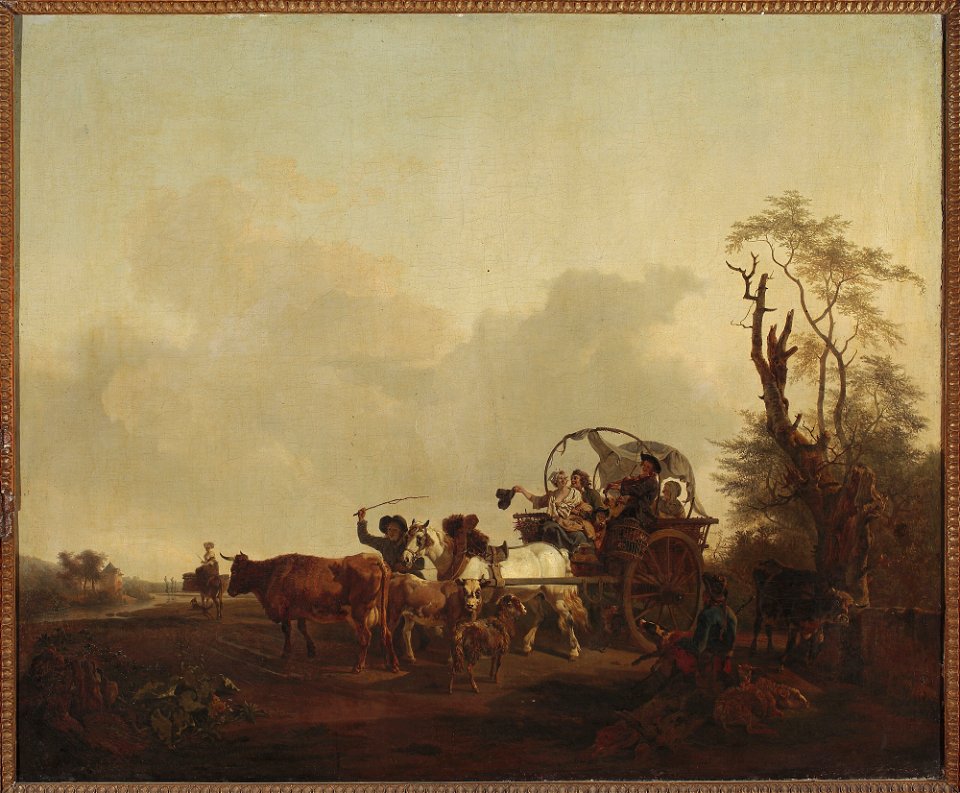 Jean-Louis Demarne - Merry journey - M.Ob.929 MNW - National Museum in Warsaw