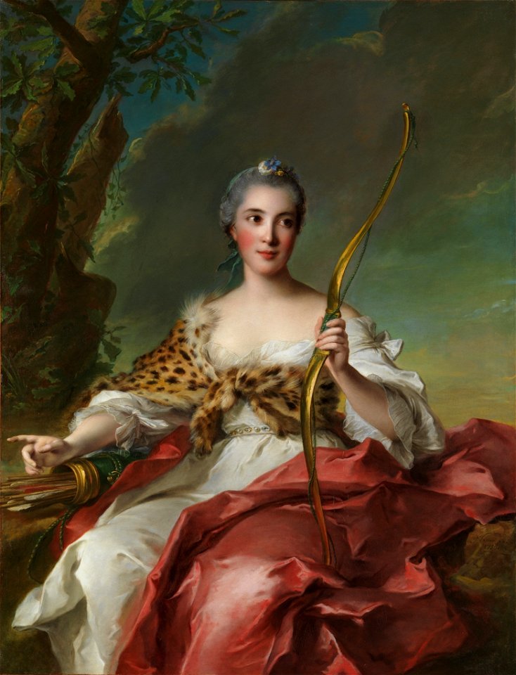 Jean-Marc Nattier - Madame Bergeret de Frouville as Diana - Met