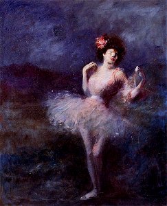 Jean-Louis Forain Dancer. Free illustration for personal and commercial use.