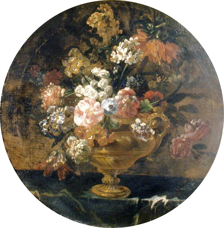 Jean-Baptiste Monnoyer (1636-1699) - Flower Study - FA000154 - Brighton Museum ^ Art Gallery