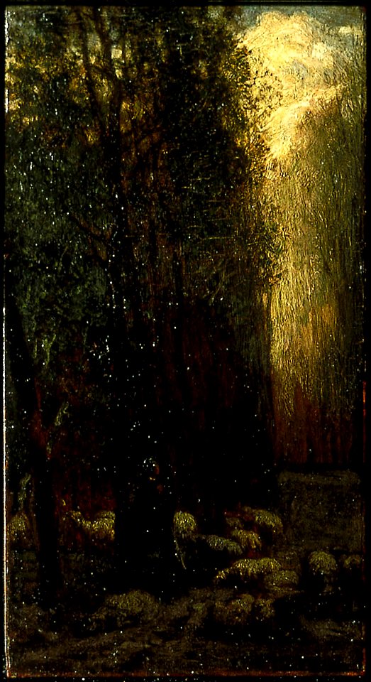 Jean-François Millet - Forest with Shepherdess and Sheep - 17.1486 - Museum of Fine Arts