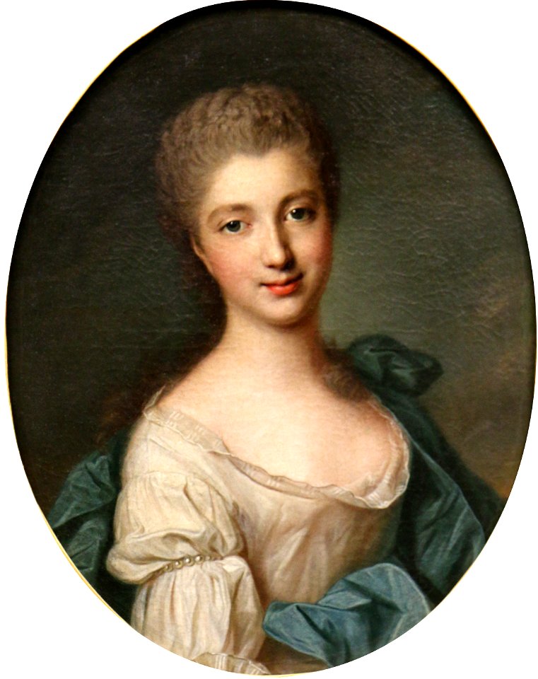 Jean-Marc Nattier - Portrait d'une jeune femme