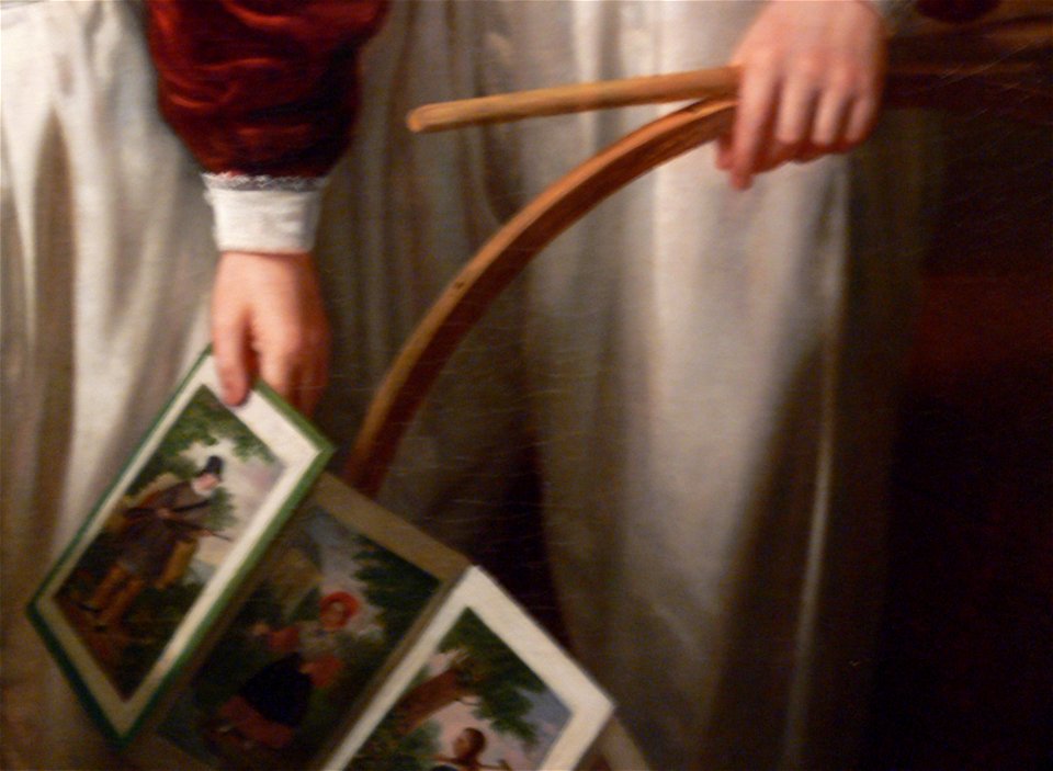 Jean-Joseph Vaudechamp - Portrait of Two Children detail