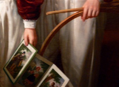 Jean-Joseph Vaudechamp - Portrait of Two Children detail